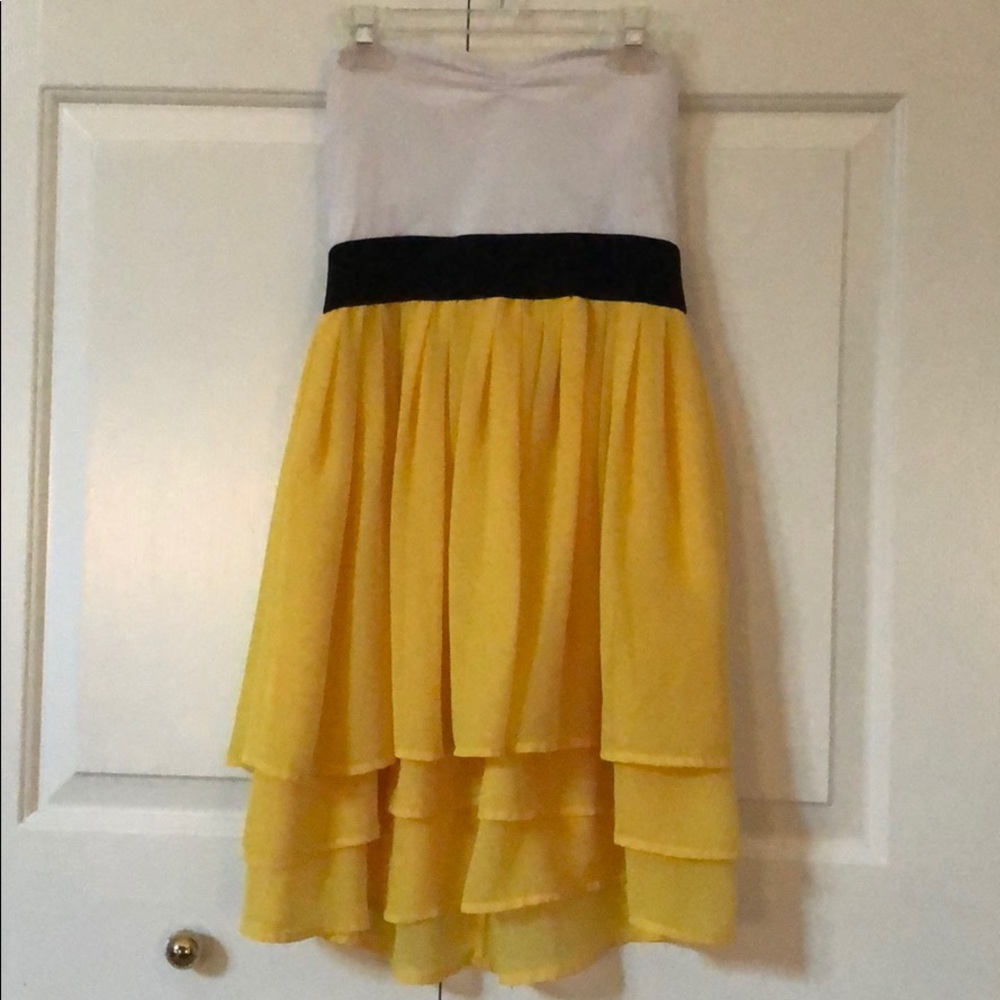 Strapless dress